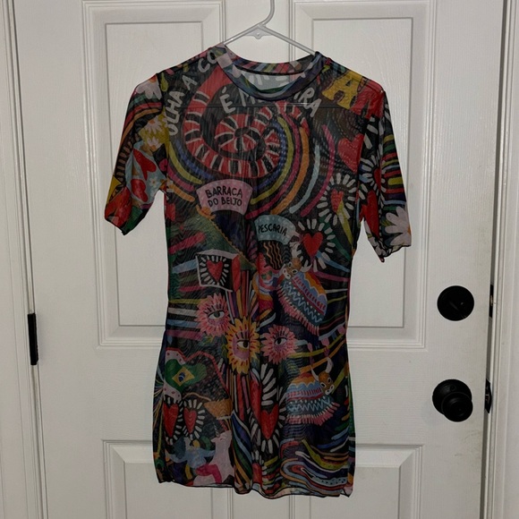 Sheer Mini Dress - Picture 2 of 5